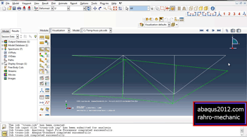 آموزش تحلیل خرپا با استفاده از نرم افزار اباکوس